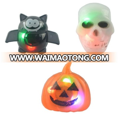 Halloween LED Ring Luminous Flash Finger Ring Toys for Children Party Favor Blinking  Rubber Rings Kids Adults Gifts Sets