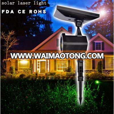 Christmas outdoor laser lighting solar powered RG outdoor laser lighting for Holiday China factory