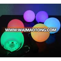 promotional gifts LED juggling ball color changing light poi ball