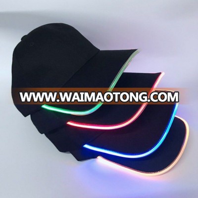 Promotion LED hat,new fashion Led flashing hat for party,Logo customized led hats China factory