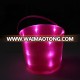 20*16cm Led Lighted Halloween Buckets Kid's Toy Round Glowing Bucket